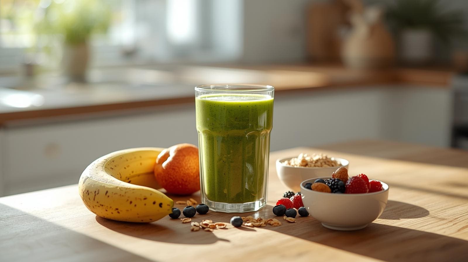 Vegánsky proteín v smoothie miske – zdravé trávenie