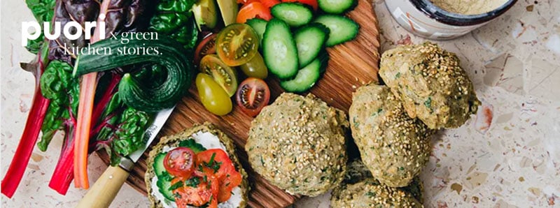 Proteínové žemličky s Puori PB, špenátom a pohánkou