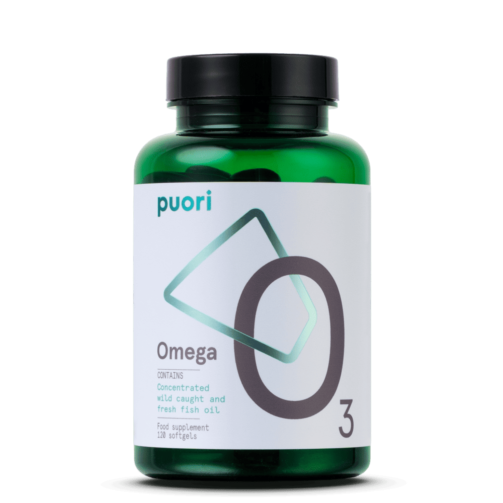 Puori O3 – omega-3 rybí olej